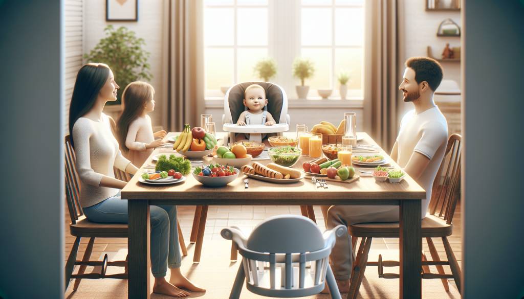 Planifier des repas sains pour la famille, y compris bébé