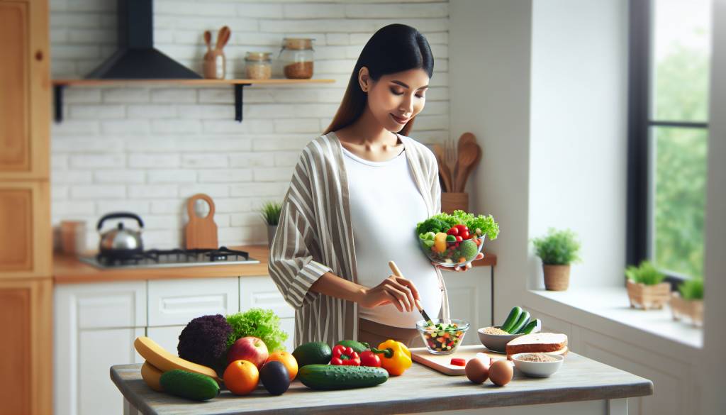 Préparer des repas équilibrés pour une grossesse saine